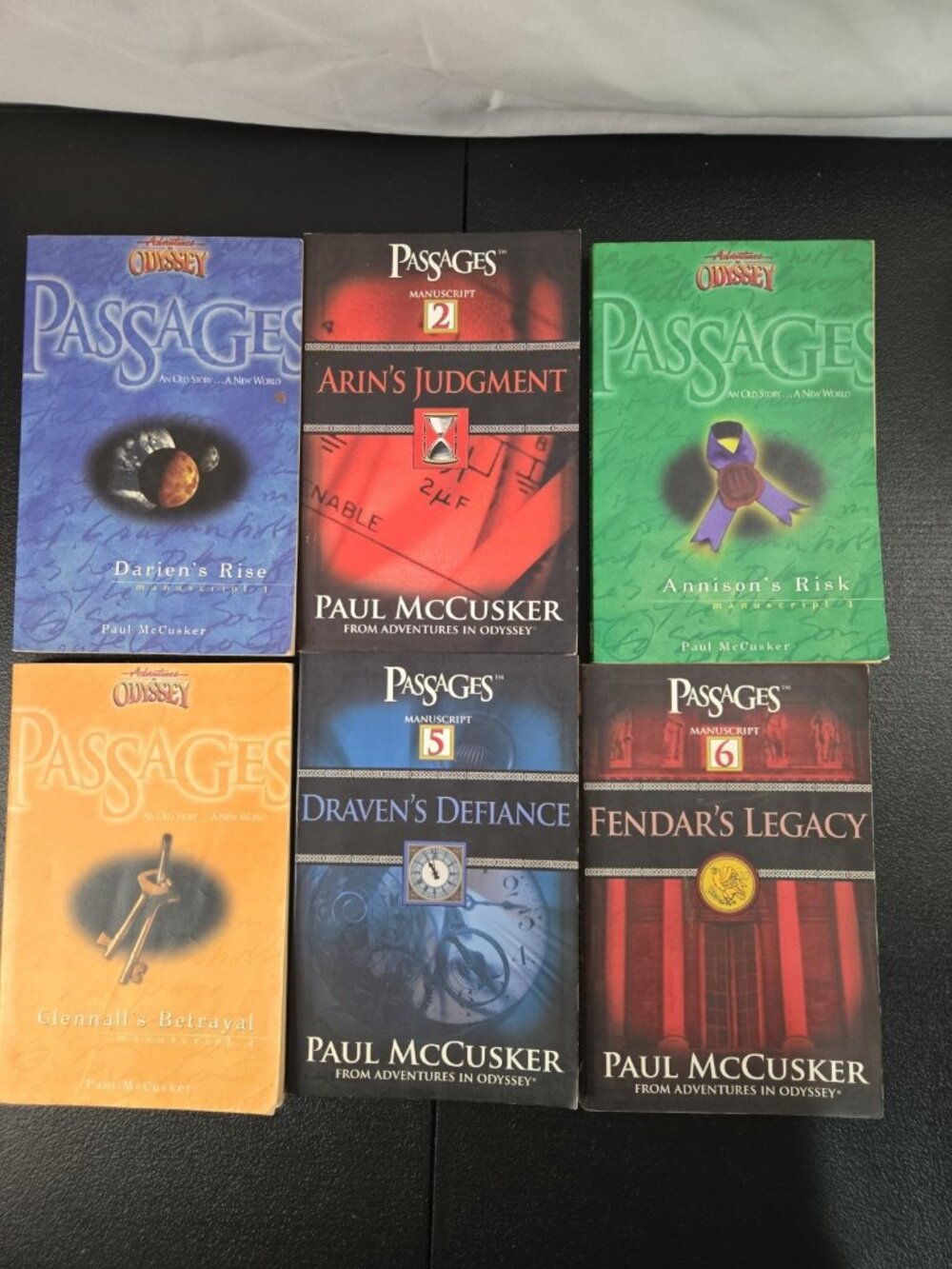 Complete Series - Lot of 6 Adventures in Odyssey Passages books by Paul McCusker